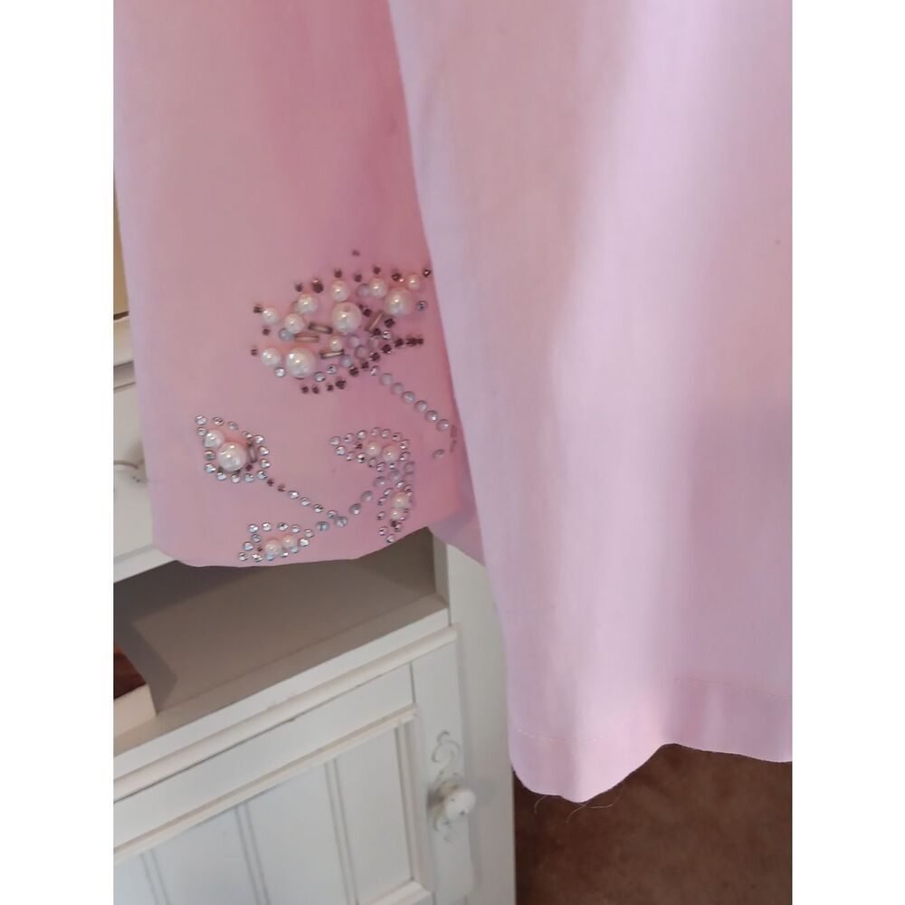 NEW Quacker Factory Pink Denim Jacket - Picture 6 of 9